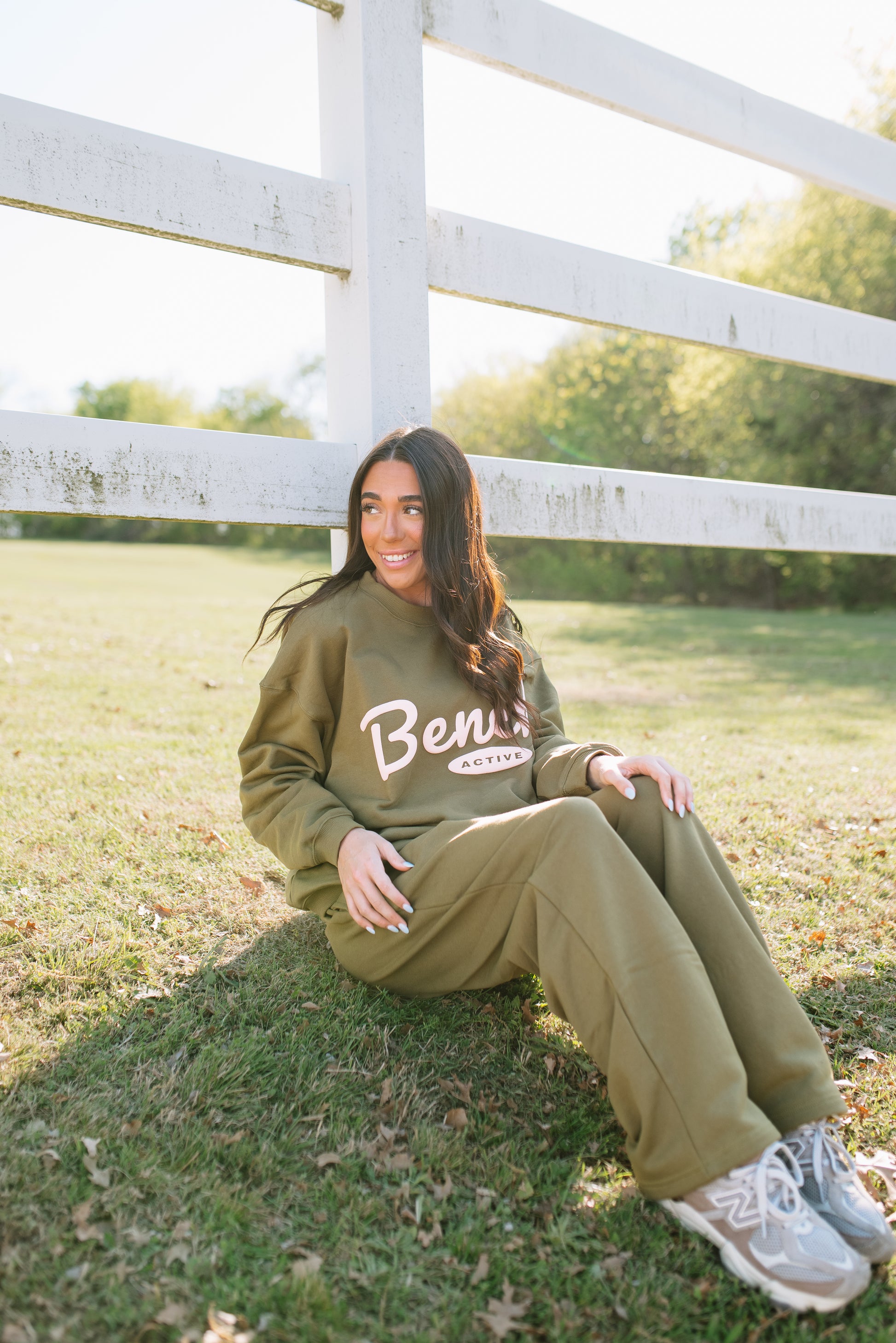 Bench Crewneck - Dusty Moss