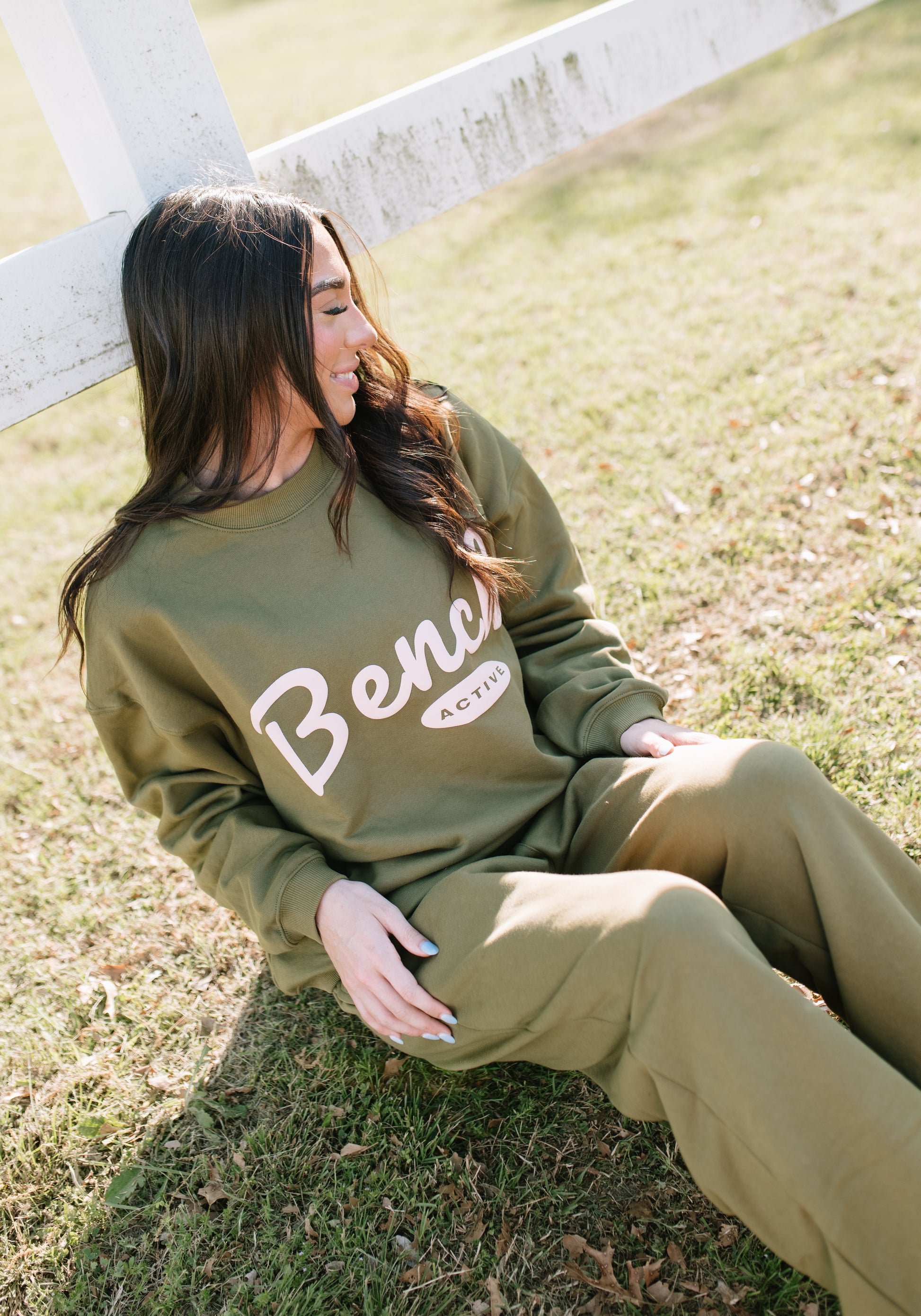 Bench Crewneck - Dusty Moss