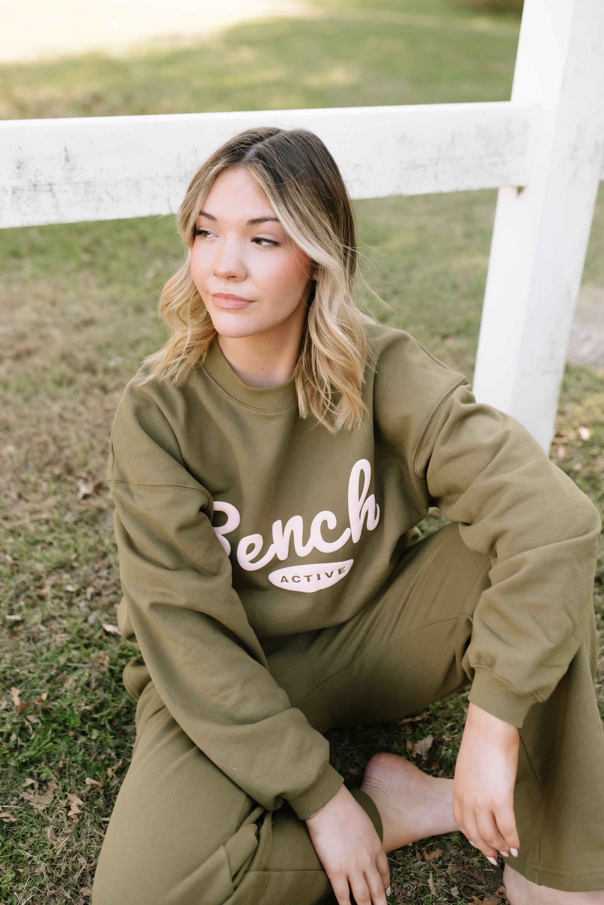 Bench Crewneck - Dusty Moss